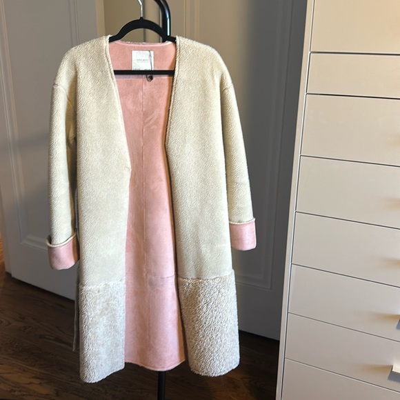 Zara (S) faux shearling coat - Picture 1 of 11